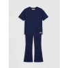 LCW Kids Lacivert Soft Touch Kız Çocuk Tişört ve Tayt