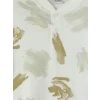 LCW Kids Bej Hakim Yaka Desenli Erkek Çocuk Tişört