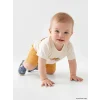 LCW baby Ekru Dinozor Baskılı Erkek Bebek Takım