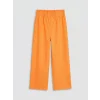 LCW Kids Turuncu Fırfırlı Kız Çocuk Bluz ve Pantolon