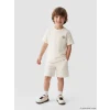 LCW Kids Bej Baskılı Erkek Çocuk Tişört ve Şort