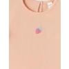LCW Kids Mercan Fırfırlı Kız Çocuk Şortlu Takım