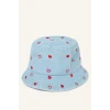 Defacto C0589A8BE106 Mavi Jean Bucket Şapka Kız Çocuk
