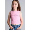 Defacto H7261A8PN666 Pembe Barbie Bisiklet Yaka Atlet Kız Çocuk
