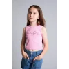 Defacto H7261A8PN666 Pembe Barbie Bisiklet Yaka Atlet Kız Çocuk