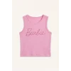 Defacto H7261A8PN666 Pembe Barbie Bisiklet Yaka Atlet Kız Çocuk