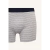 Defacto H4415AXNV135 Lacivert Regular Fıt Çizgili 3lü Boxer Set