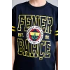 Defacto H7868A8IN42 İndigo Fenerbahçe New Regular Fıt Bisiklet Yaka Kısa Kollu Siyah Tişört Erkek Çocuk