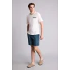Defacto H5370AXWT34 Beyaz %100 Pamuk 2Li Baskılı Pijama Takım Şort Tişört Erkek Bebek