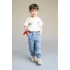 Defacto G8258A5ER98 Ekru Baskılı 2li Takım Erkek Bebek