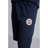 Defacto H7578A8IN42 İndigo Fenerbahçe Kısa Kollu Pijama 
Üst Şort Pijama Alt 2li Pijama Takımı Erkek Çocuk