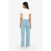 Defacto G2215AXNM28 Mavi Comfort Straıght Normal Bel Bilek Boy Jean Yıkamalı Pantolon