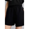 Defacto H7193AXBK81 Siyah Standart Fıt Sporcu Kısa Paça Modal Şort