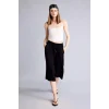 Defacto I6798AZBK81 Siyah Yüksek Bel Crop Fit Belmando Kapri