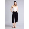 Defacto I6798AZBK81 Siyah Yüksek Bel Crop Fit Belmando Kapri