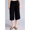 Defacto I6798AZBK81 Siyah Yüksek Bel Crop Fit Belmando Kapri