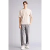 Defacto G5574AXBG766 Bej %100 Pamuk Boxy Fit Sırt Baskılı Tişört