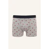 Defacto H4490AXNV135 Lacivert Regular Fıt Baskılı 3lü Boxer