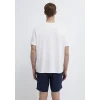 Mavi 0613283-620 Baskılı Beyaz Tişört