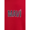 Mavi 0613186-70467 Mavi Logo Baskılı Kırmızı Tişört