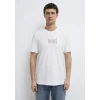 Mavi 0613186-620 Mavi Logo Baskılı Beyaz Tişört