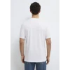Mavi 0613186-620 Mavi Logo Baskılı Beyaz Tişört