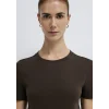 Mavi 1614181-90707 Kahverengi Basic Tişört