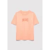 Mavi 7610467-71160 Mavi Logo Baskılı Turuncu Tişört