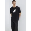 Mavi 0613092-900 Mavi Pro Logo Reflektör Detaylı Siyah Tişört