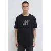 Mavi 0613092-900 Mavi Pro Logo Reflektör Detaylı Siyah Tişört