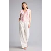 Defacto H3834AXPN114 Pembe Regular Fıt Modal Kolsuz Bluz
