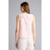 Defacto H3834AXPN114 Pembe Regular Fıt Modal Kolsuz Bluz