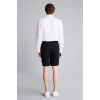 Defacto D4277AXBK27 Siyah REGULAR FIT Keten Gömlek