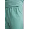 Defacto G8829A8GN1095 Yeşil %100 Pamuk Regular Fıt Baskılı 2li Pijama Takımı Erkek Çocuk
