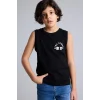 Defacto G9966A8BK81 Siyah %100 Pamuk Baskılı Atlet Erkek Çocuk