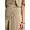 Defacto H3879AXBG801 Bej Wıde Leg Krep Pantolon