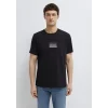 Mavi 0613364-71379 Mavi Black Baskılı Siyah Tişört