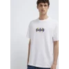 Mavi 0613204-620 Batman Baskılı Beyaz Tişört