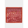 Defacto A0824AXRD106 Kırmızı Kadın Desenli Pamuklu Bandana