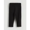 LCW Kids Siyah Basic Kız Çocuk Tayt