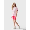 LCW Kids Fuşya Kız Çocuk Basic Kısa Tayt