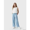 LCW Kids Mavi Loose Fit Kız Çocuk Pantolon