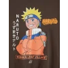 LCW Kids Kahverengi Bisiklet Yaka Naruto Baskılı Erkek Çocuk Tişört