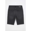 Defacto G8613AXNM36 DENIM Regular Fıt Kemerli Bel Jean Bermuda Şort