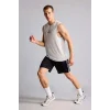 Defacto E7519AXBK81 Siyah Standart Fit Sporcu Kısa Paça Cepli Şort