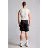 Defacto E7519AXBK81 Siyah Standart Fit Sporcu Kısa Paça Cepli Şort