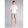 Defacto E0993AXKH440 Haki Regular Fit Kısa Boy Yumuşak Tuşeli Deniz Şortu