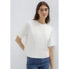 Mavi 1614218-80194 Ekru Basic Tişört