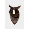 Defacto N7447AZBN66 Kahve Kadın Desenli Pamuklu Bandana