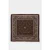 Defacto N7447AZBN66 Kahve Kadın Desenli Pamuklu Bandana